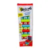 Relief Jenga cartoon Jenga ring toy set, children's Jenga cup building block game box stickers Item Picture